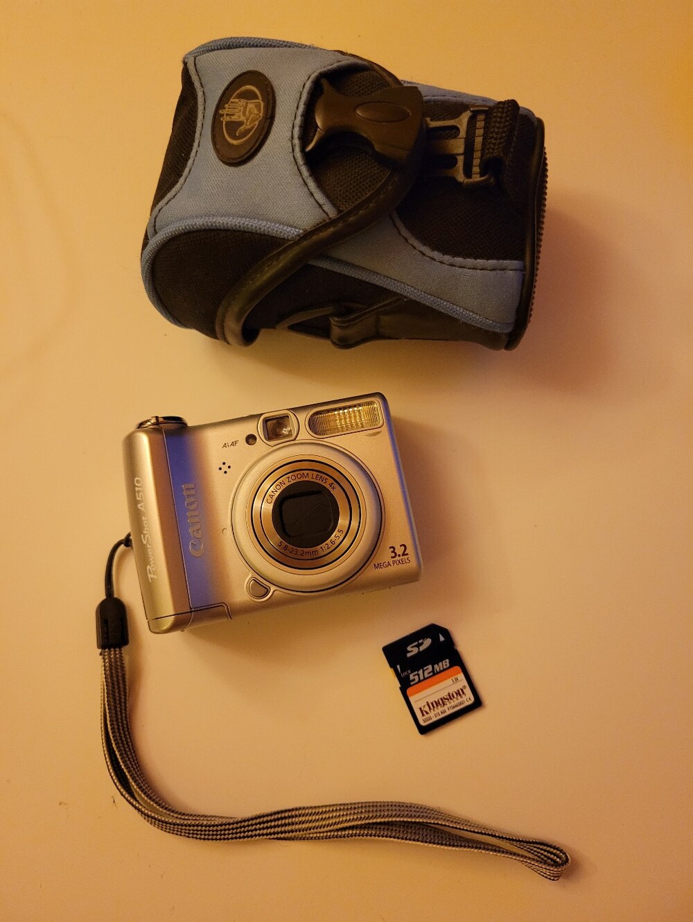 Vintage Canon PowerShot A510 Compact Point-and-Shoot Digital Camera - 3.2 MP